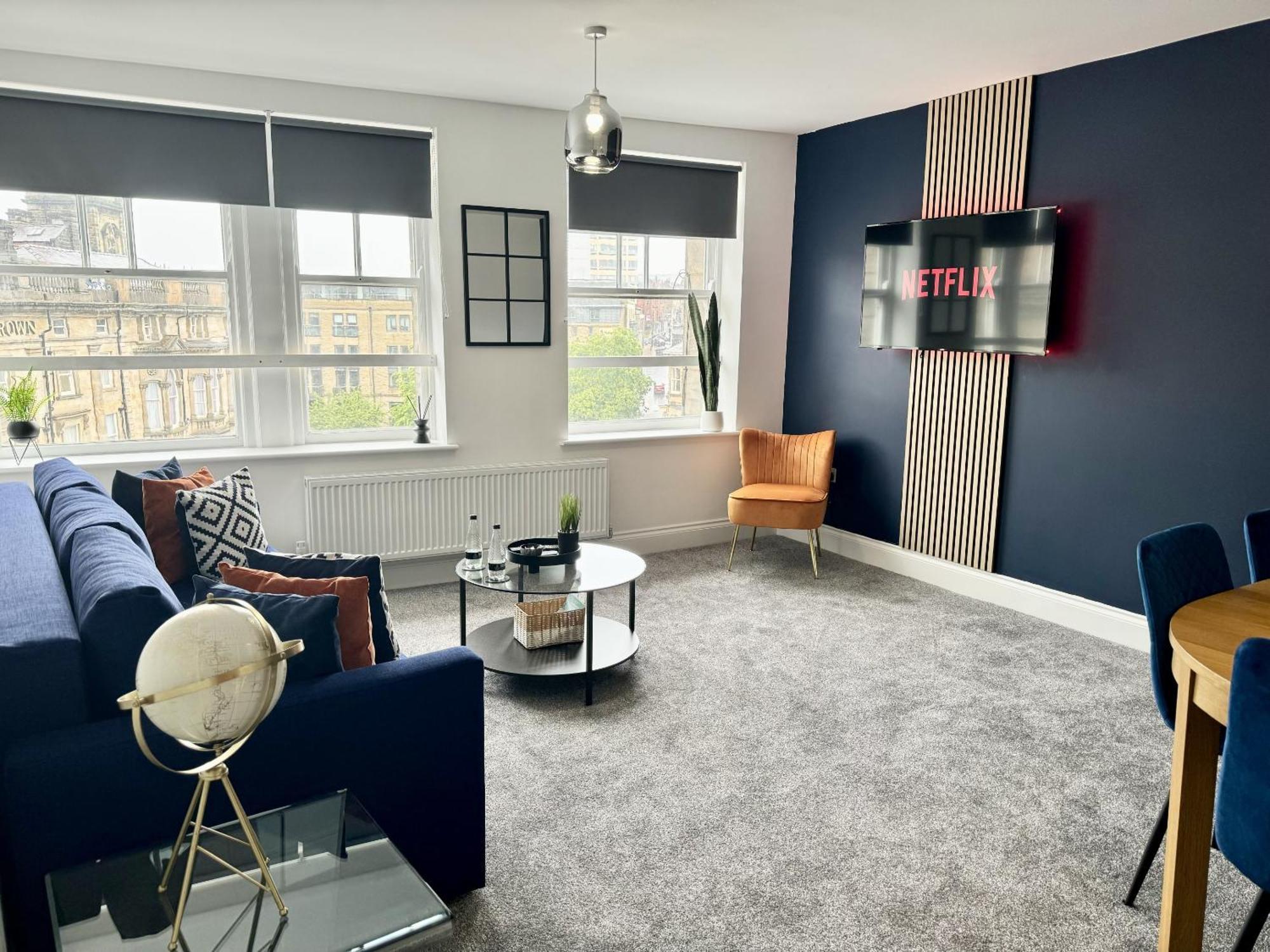 The Crown View - Luxury Apartment - Free Parking Nearby Harrogate Buitenkant foto